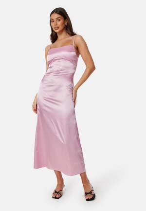 Se VERO MODA Vmsally SL Dress Barely Pink L ved Bubbleroom