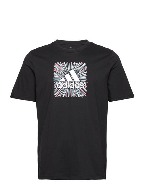 adidas Performance Sport Optimist Sun Logo Sportswear Graphic T-Shirt Adidas Performance Black