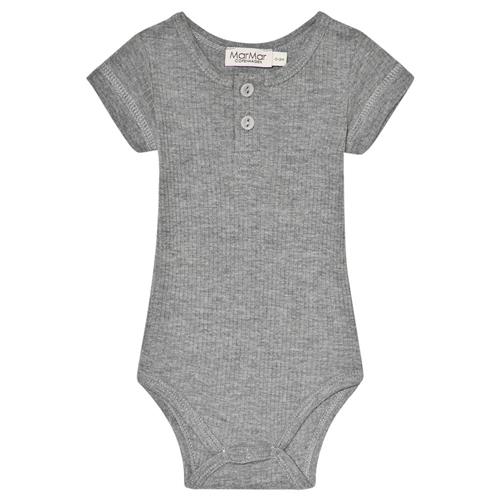 MarMar Copenhagen Rib Babybody Gråmeleret | Grå | 62 cm