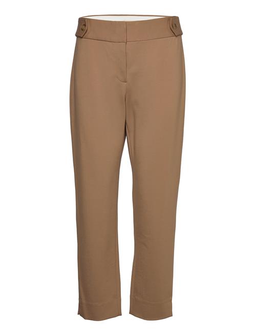 Michael Kors Ponte Crop Pant W Slits Michael Kors Beige