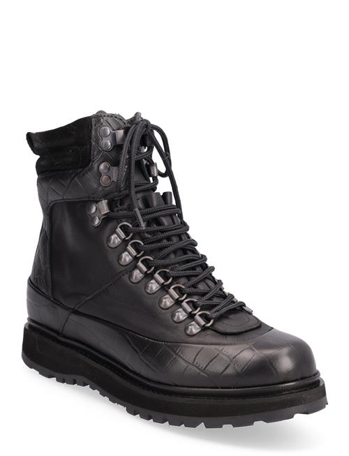 Se Selected Femme Slfriver Hiking Mix Boot B Selected Femme Black ved Booztlet