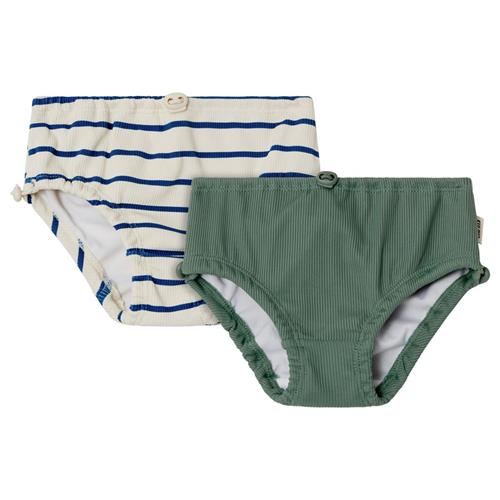 Se Kuling 2-pak Kos Svømmebler Blue Stripe/Bay Green | Grønn | 86/92 cm ved Babyshop