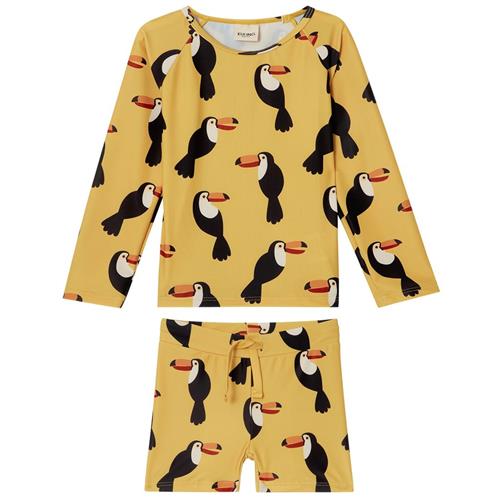 Kuling Rhodes Mønstret UV-sæt Med Tukaner Harvest Yellow 86/92 cm  Gul  86/92 cm  Unisex