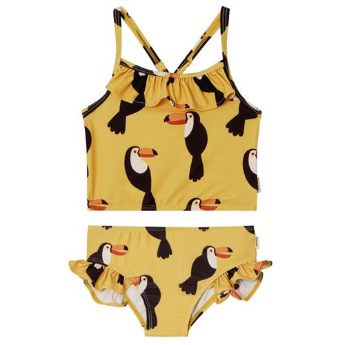 Se Kuling Fiji Mønstret Tankini Med Tukaner Harvest Yellow | Gul | 122/128 cm ved Babyshop