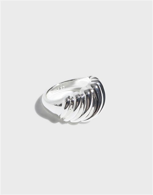 Muli Collection - Sølv - Retro Croissant Ring