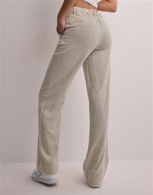 Nelly - Beige - Linen Suit Pants