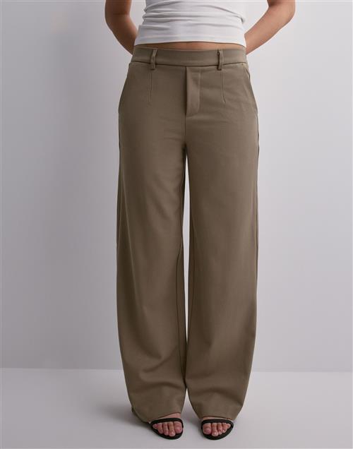 Se Object Collectors Item - Brun - Objlisa Wide Pant Noos ved Nelly