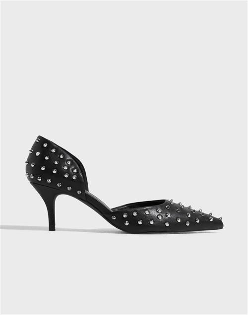 Nelly - Sort - Stud Heel