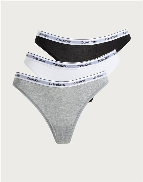 Calvin Klein Underwear - Mønstret - Thong 3PK