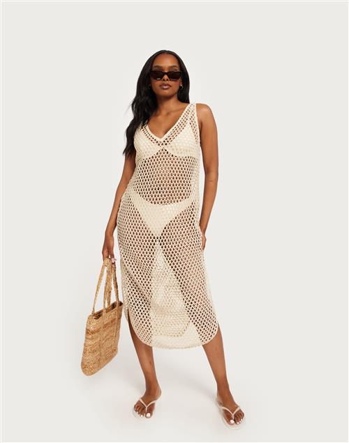 Only - Beige - Onlflorence Crochet Dress