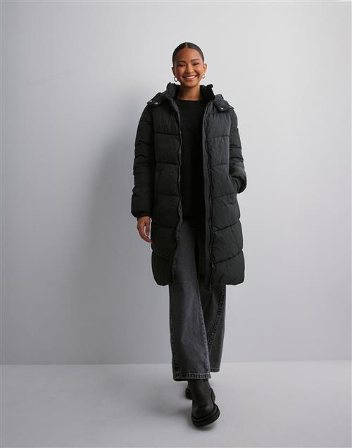 Pieces - Sort - Pcjamilla Long Puffer Jacket Noos B