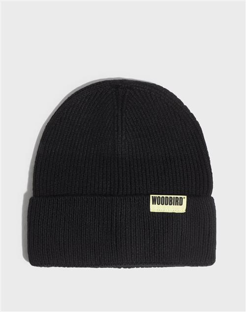 Woodbird WB Yupa Long Beanie Huer Black