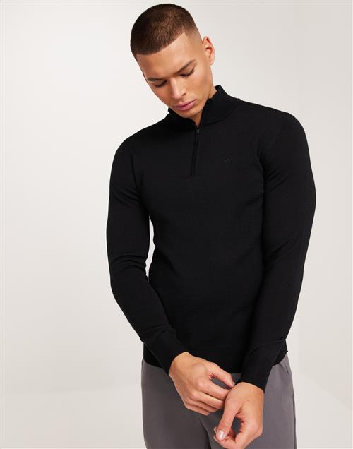 J Lindeberg Kiyan Quarter Zip Sweater Half zip Black