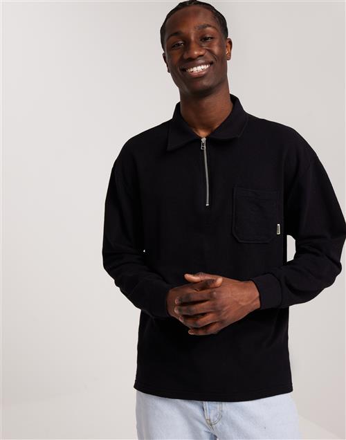 Woodbird WBDom Terry Polo Half zip Sort