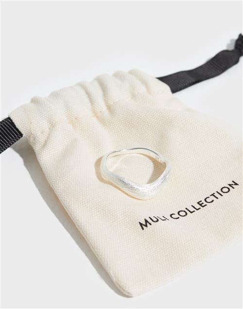 Muli Collection Brushed Waver Ring Men Ringe Steel