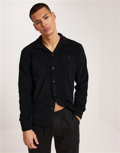 OAS Terry Shirt Camisa Hverdagsskjorter Black