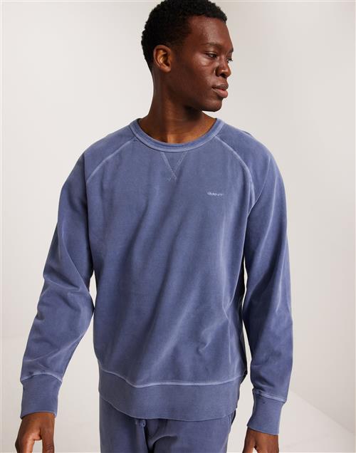 Gant Sunfaded C-Neck Sweat Sweatshirts Blå