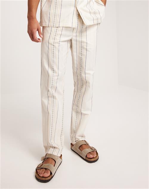 Les Deux Porter Embroidery Pants Slacks Ivory