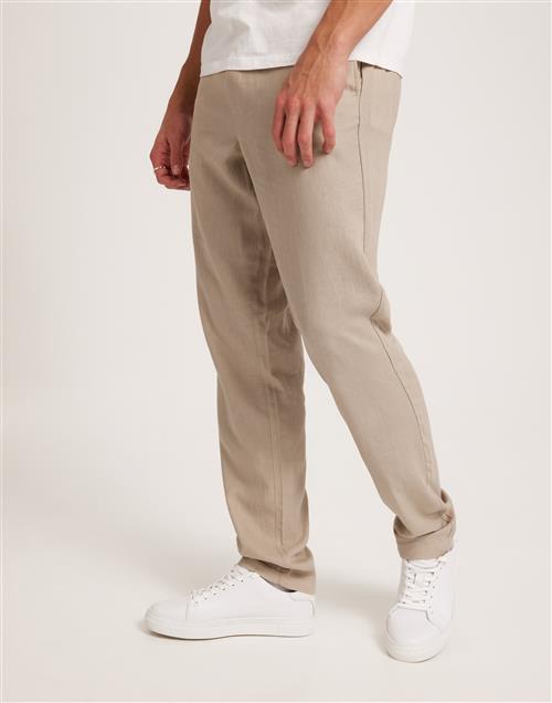 Les Deux Patrick Linen Pants Hørbukser Desert