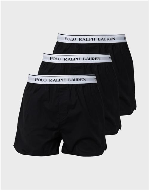 Polo Ralph Lauren Elastic Bxer-3 Pack-Boxer Multipack underbukser Black