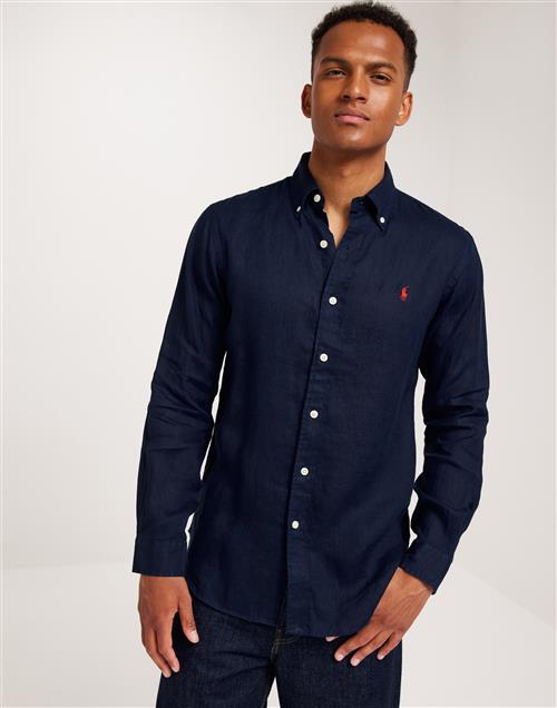 Polo Ralph Lauren 100 Linen Shirt Long Sleeve-Sport Hørskjorter Navy