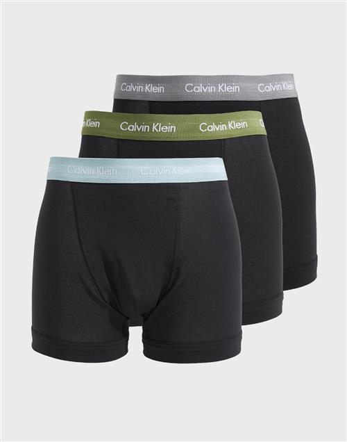 Calvin Klein Underwear Trunk 3PK Underbukser B- W/OLV BRC CROL GRY, GRY MIST WBS