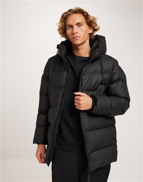 Rains Alta Puffer Parka W3T4 Dunjakker Black