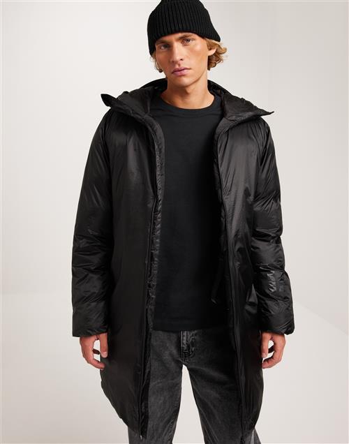 Rains Kevo Long Puffer Jacket W4T4 Dunjakker Black