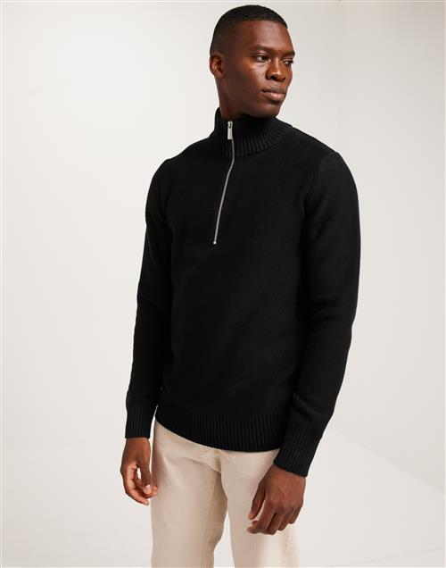 Selected Homme Slhaxel Ls Knit Half Zip W Half zip Sort