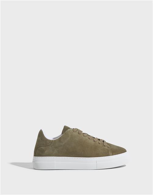 Selected Homme Slhdavid Chunky Suede Sneaker Noos Lave sneakers Grøn