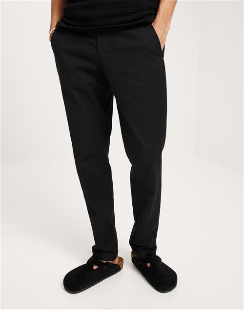 Selected Homme SLHRELAX180-Martin Linen Trouser Ex Slacks Black