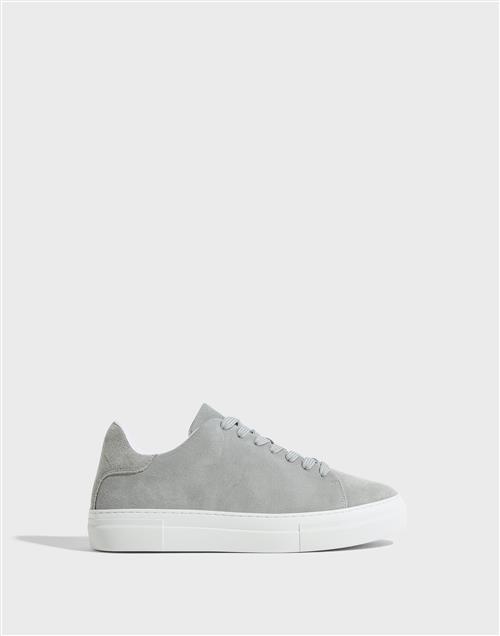 Selected Homme Slhdavid Chunky Suede Sneaker Noos Lave sneakers Grå