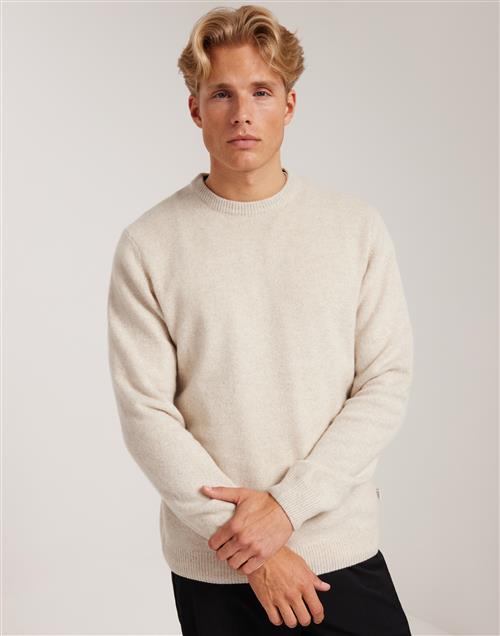 Casual Friday CFKARL crew neck bounty knit Trøjer Beige