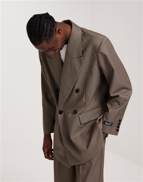 Jack & Jones Jortroy Blazer Oversized Blazere Coriander Houndstooth