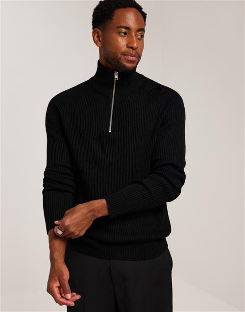 Jack & Jones Jjpannel Knit Half Zip AW23 Half zip Black