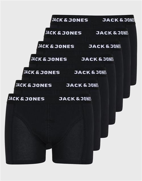 Jack & Jones Jachuey Trunks 7 Pack Multipack underbukser Sort