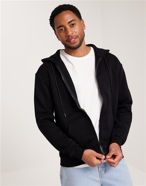 Jack & Jones Jjebradley Sweat Zip Hood Noos Hoodies Black