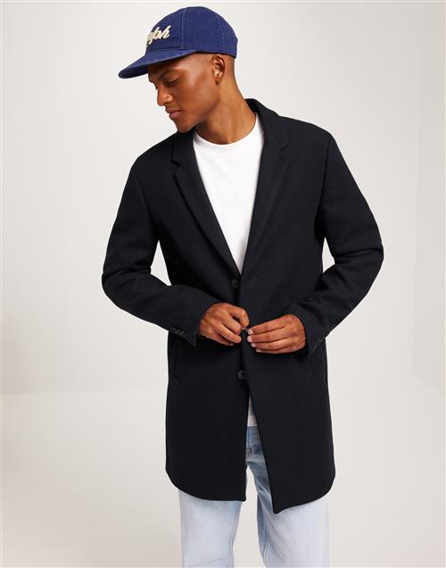 Jack & Jones Jjemoulder Wool Coat Sn Frakke Navy Blazer