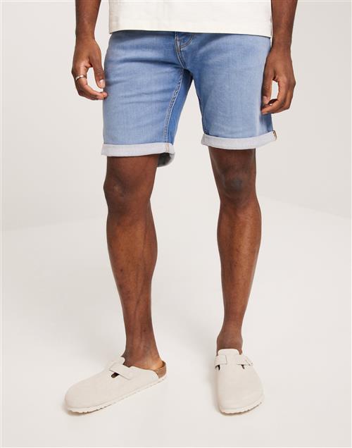 Jack & Jones Jjirick Jjicon Shorts Ge 381 I.K Ss Denimshorts Blue Denim