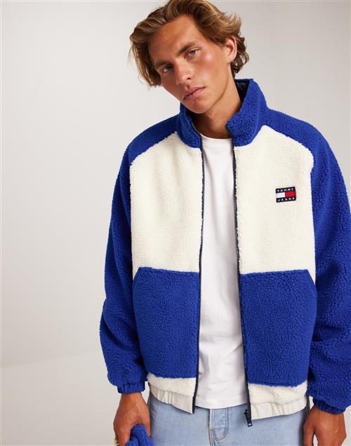 Tommy Jeans Tjm Reversible Sherpa Jacket Forårsjakker Ultra Blue / Multi