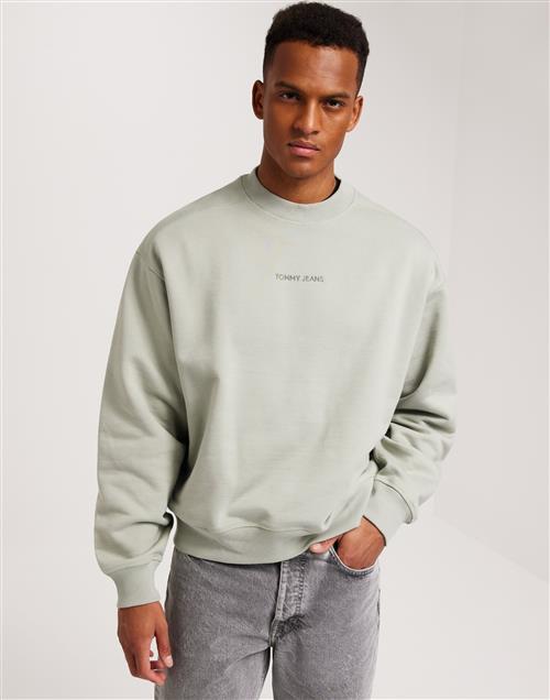 Tommy Jeans Tjm Boxy New Classics Crew Ext Sweatshirts Faded Willow