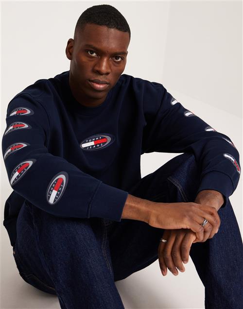 Tommy Jeans Tjm Rlx Archive Crew Ext Sweatshirts Mønstret