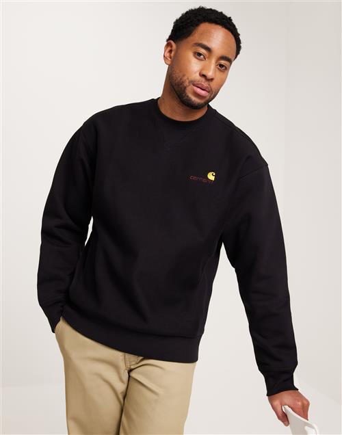 Carhartt WIP American Script Sweat Sweatshirts Sort