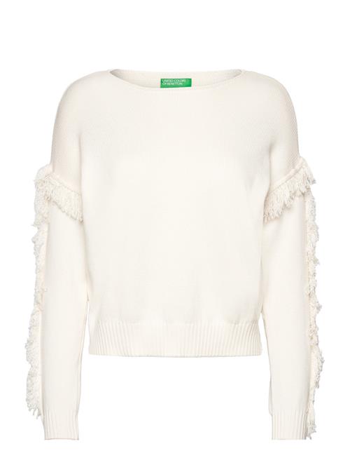 Boat-Neck Sweat.l/S United Colors Of Benetton White