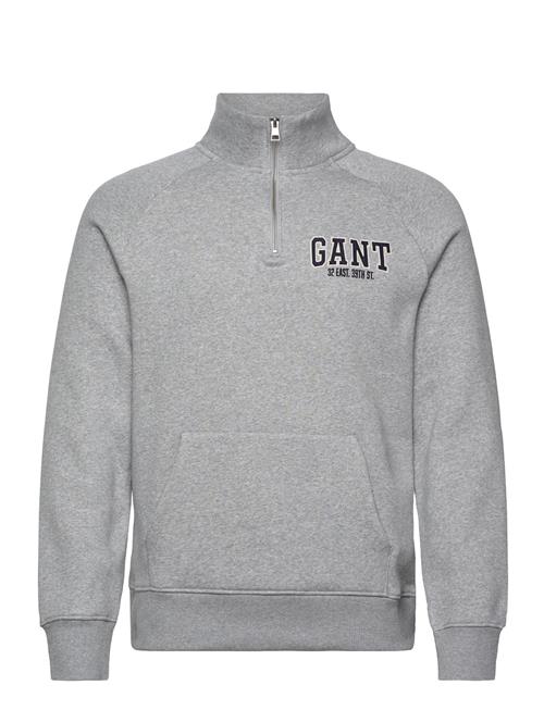 Se GANT Arch Half-Zip GANT Grey ved Booztlet