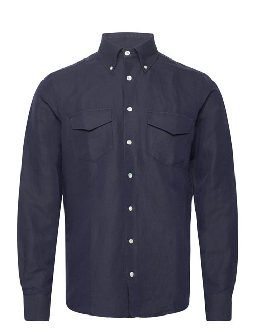 SIR of Sweden Jerry Pocket Shirt SIR Of Sweden Navy