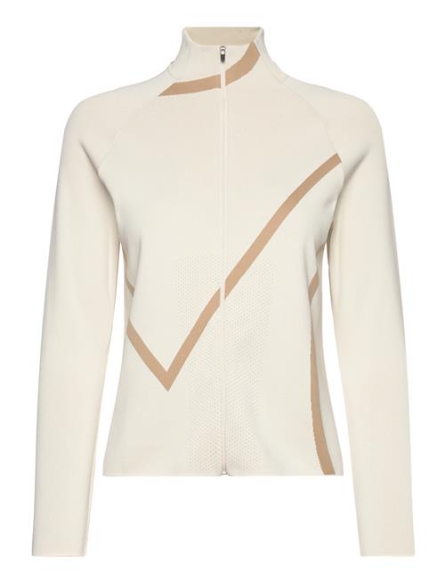 Se Moonchild Yoga Wear Loud Logo Jacket Moonchild Yoga Wear Beige ved Booztlet