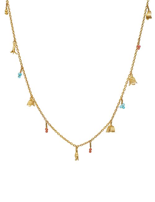 Se Maanesten Bluebell Necklace Maanesten Gold ved Booztlet