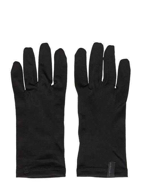 Se Icebreaker Unisex 200 Oasis Glove Liners Icebreaker Black ved Booztlet