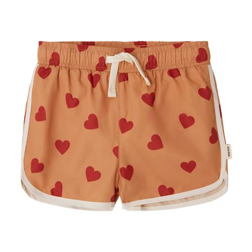 Kuling Lisbon Hjertemønstrete Badebukser Terracotta 122/128 cm  Orange.  122/128 cm  Unisex